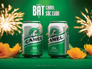Cerveza Vietnamita Camel Extra Fuerte 4.5%-4.9%Vol, Cerveza Lager 330ml *24 Latas, Embalaje de Cerveza Artesanal de Fábrica - Product Image 3