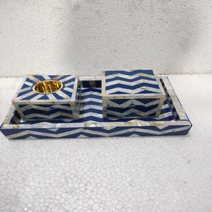 Perle céleste faite à la main nacre Mabkhara brûleur décoratif porte-encens maison mosquée Eid célébrations coffrets cadeaux de luxe - Product Image 3