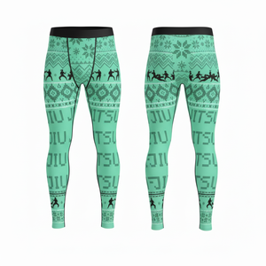 Breathable Full Length Customized Compression Leggings Thermal Base Layer Sports Running Fitness All Over Printed Design Pants - Product Image 2