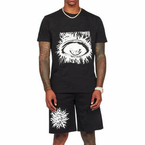 Ensemble T-shirt et short pour homme, tenue de sport deux pièces pour l'entraînement, la course à pied et la remise en forme - Product Image 3