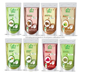 G.L.T. Amla Reetha Shikakai Hibiscus Bhringraj Brahmi Indigo Henna Powder Indian Hair French Lace Light Brown Small <b>Cap</b> Long - Product Image 1