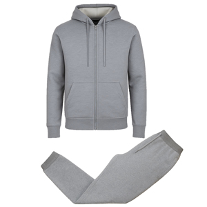 Conjunto Deportivo Personalizado 100% Algodón con Costuras Crudas, Pantalones Deportivos de Gran Peso con Bolsillos Tipo Canguro, Conjuntos Deportivos Extra Grandes para Hombre - Product Image 5
