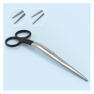 Ciseaux dorsaux en acier inoxydable de qualité supérieure, super coupants, angulés, 16 cm, pour rhinoplastie, chirurgie plastique, CE ISO13485, réutilisables - Product Image 5