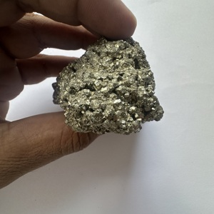 Pirita Natural TFH en Espículas de 378 Gramos y una Pieza Única, Utilizada para la Prosperidad, Sanación y Decoración, 100% Natural P.S - 5 - Product Image 5