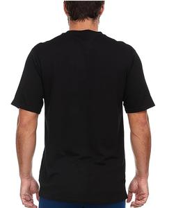 T-shirts en laine mérinos classiques décontractés pour hommes, couleur noire unie, manches courtes, col rond, t-shirts en laine de haute qualité personnalisés - Product Image 4