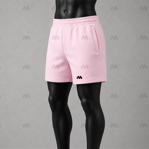 Pantalones Cortos Deportivos de Felpa de Algodón Ecológico con Estampado Personalizado para Hombre, Ropa Casual Urbana, Servicio OEM, Fabricante - Product Image 5