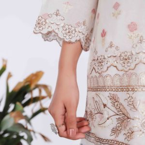 Ensemble 2 pièces de pantalon jacquard brodé pour femme Collection PS4905 - Product Image 1