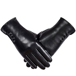 DELAWARE INDUSTRIES Customizable Leather Double Palm Safety Touchscreen Lightweight Linen Lining <b>Men</b>-Four Seasons <b>Gloves</b> - Product Image 3