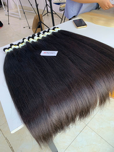 NASA HAIR VIETNAM Extensions de cheveux en vrac Couleur noire Haute qualité Toutes les longueurs 100% Vierges Vietnamiennes Cheveux Machine Double Trame Rapide - Product Image 5