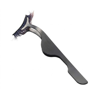 Herramienta Aplicadora de Pestañas Postizas, Pinzas para Pestañas en Tira |   Juego de 3 Pinzas Aplicadoras de Acero Inoxidable para Extensiones de Pestañas, Fácil Aplicación - Product Image 1