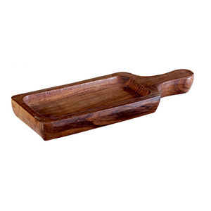 Gran oferta de tablas de madera para servir, plato de madera de mango con asa para comida, carne, queso, pan, tabla para bistec a precio de fábrica - Product Image 1