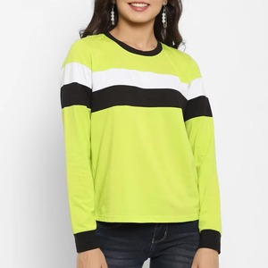 T-shirts personnalisés en coton 180 g/m² pour femmes, respirants, décontractés, style streetwear, manches longues, fournisseur OEM B2B, vente en gros - Product Image 6