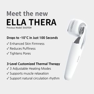 Dispositivo de belleza profesional portátil 2 en 1 para uso doméstico, con tecnología Peltier, para tratamientos fríos y calientes. - Product Image 4