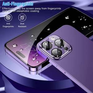 2 films de protection d'écran à couverture intégrale, confidentialité et protection d'objectif d'appareil photo en verre trempé par Brand Name - Product Image 6