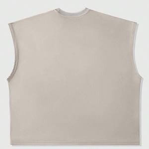 Men's Sleeveless Muscle <b>T</b> <b>Shirt</b> Custom Graphic Print Oversized Tank Top Casual Streetwear Summer <b>T</b> <b>Shirt</b> Wholesale Manufacturer - Product Image 3