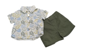 ชุดเสื้อและกางเกงสำหรับเด็กผู้ชายชุดเสื้อและกางเกงพิมพ์ลาย AOP - Product Image 2