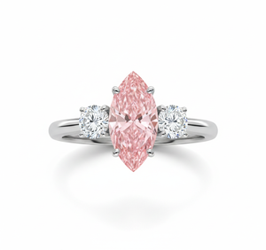 Aniva Premium, Diamante de Laboratorio Rosa Intenso Fantasía Marquise de 10.02ct, IGI VS1, Corte Excelente, Grado de Inversión, Piedra CVD Suelta - Product Image 5