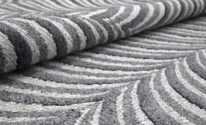 Tapis d'appoint confortable en laine et viscose, noué à la main, couleur sumac |   Tapis tissé en polaire doux et moelleux |   Tissage fin 6/30 |   Fabriqué à la main en Inde - Product Image 5