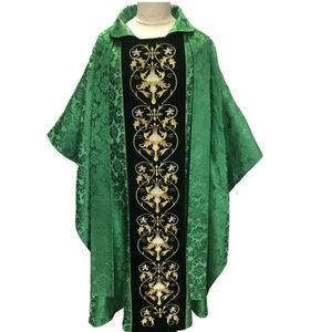 Prix d'usine 5 couleurs Chasuble gothique, Robe, Toge, Cape, Robe de Pasteur, Robe de Prêtre, Robe de Moine, Robe de Célébrant, Robe de Vicaire, Robe de Vicaire d'épiscopat, Robe de Clergé Doctorale Vintage - Product Image 6