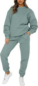 Conjunto de Sudadera con Capucha y Pantalones Deportivos para Mujer, Ropa Deportiva de Lujo, Chándal Holgado para Mujer - Product Image 2