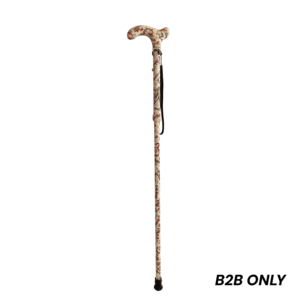 ไม้เท้าอลูมิเนียมลายดอกไม้น้ำหนักเบา,สำหรับชายชรา - Product Image 5