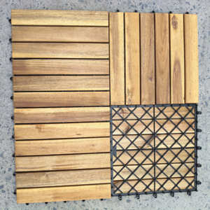 Wooden <b>Interlocking</b> <b>Floor</b> <b>Tiles</b> 30 X 30 cm Patio Balcony Terrace Garden Click Waterproof Anti-Slip Eco-Friendly Certified - Product Image 1