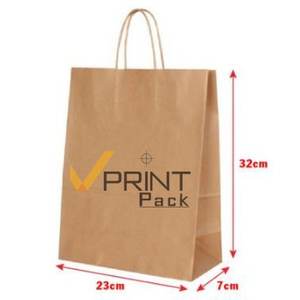 Bolsas de comida de papel Kraft biodegradables de alta calidad VPRINT con impresión offset al por mayor de Vietnam - Product Image 1
