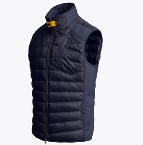 Chaleco acolchado azul liso sin mangas para chaqueta, chaleco cortavientos, impermeable, para parka - Product Image 1
