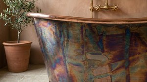Baignoire décorative en cuivre martelé pour salles de bain résidentielles, hôtels, villas et centres de bien-être et de spa à prix de gros - Product Image 3