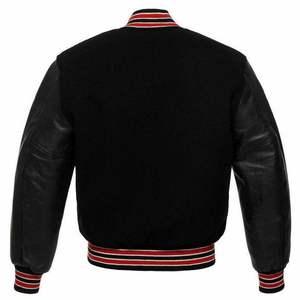 Stylish <b>Men's</b> <b>Varsity</b> <b>Bomber</b> Hybrid <b>Jacket</b> with Hooded Windproof Design Casual Retro Look for Winter Wear - Product Image 5