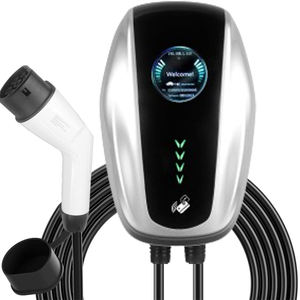 Borne de recharge murale pour véhicules électriques Type 2, 7 kW, intelligente, pour usage domestique et commercial, avec câble de 5 m et 32 A, directement de l'usine (OEM) - Product Image 6