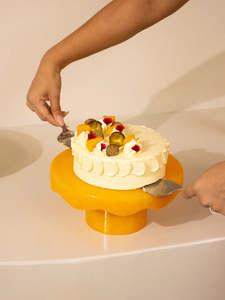 MN EXPORTS Présentoir à Gâteaux en Résine Écologique Fait Main Rond Outils de Pâtisserie Appareil de Cuisine Lavage à la Main Seulement Compatible Congélateur - Product Image 6