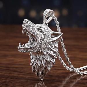 Colgante Hiphop Iced Out de Plata de Ley 925 con Moissanita VVS Personalizada, Colgante 3D con Rostro, Collares Finos - Product Image 5