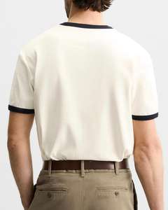 Camiseta informal de manga corta para hombre más vendida 100% algodón secado rápido transpirable diseño de cuello redondo 200 gramos patrón sólido para adultos - Product Image 2