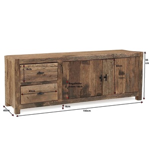 Modern Luxury Foldable Solid Mango Wood <b>TV</b> <b>Stand</b> High Quality Environment Friendly Floor Mount Cabinet Farmhouse Entry <b>TVs</b> - Product Image 6