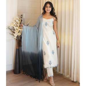Party Wear Ensemble haut et bas confortables de taille XL avec Dupatta chic - Product Image 5