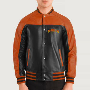 Veste universitaire pour homme personnalisable de haute qualité, nouvelle arrivée, streetwear d'hiver avec personnalisation du logo, style bomber, vente chaude - Product Image 1