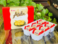 Bocaditos Crujientes de Sésamo Saludables para el Corazón, Galletas Dulces y Saladas, Caja de 342g, Suministro de Fábrica, Certificado Halal, Hecho en Vietnam, Venta al por Mayor, ODM, OEM