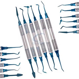 CLASTY INSTRUMENTS Kit de brosses dentaires pour tissus mous, soin des gencives, hygiène buccale, ensemble de brosses de nettoyage réutilisables en acier, instrument certifié CE - Product Image 3
