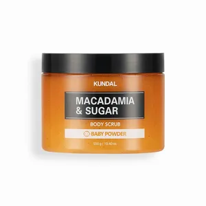 Kundal 550กรัมแมคคาเดเมียและสครับขัดผิวกายด้วยน้ำตาลเช่นแป้งเด็ก - Product Image 1