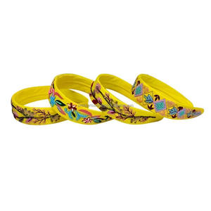 Custom Handmade Eco-Friendly Adjustable Unisex Multicolor Embroidery <b>Beaded</b> Detailing Ethnic Knotted Padded Fashion <b>Headband</b> - Product Image 1