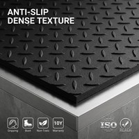 Tapis portables en PEHD robustes pour la protection des sols sur les chantiers de construction, planches d'accès pour véhicules, tapis de protection du sol 4x8 pieds