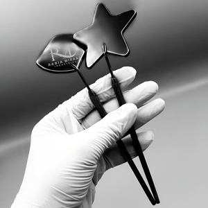 New Design Black Plasma Color Eyelash <b>Mirror</b> Stylish Lashes Tools for Eyelash Application Customized Star And <b>Square</b> Shapes - Product Image 6
