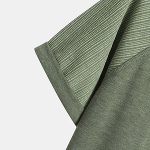 Camiseta de Hombre Fabricada en Fábrica, Diseño Sólido, Tejido de Punto de 180g, Ajuste Cómodo, Transpirable, Ecológica, Diseñada para Uso Casual - Product Image 5