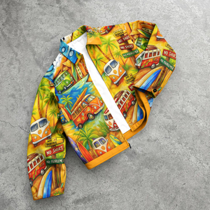 Men's Tropical Palm Tree Floral Print <b>Jacket</b> Art Design Casual <b>Jacket</b> Fashion Loose Stylish Men's <b>Jacket</b> - Product Image 6