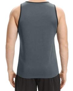 Summer Men Street Wear Sport Solid-Color Casual Plus-Size Vest Breathable Sleeveless T shirt Tanks Gym Fitness Workout Tank Tops - Product Image 3