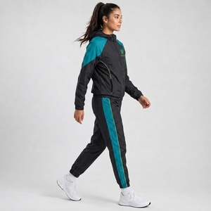 <b>Women's</b> Winter Custom Design Windbreaker Tracksuit Zipper Closure SpoWomen Windbreaker Tracksuit Lightweight Athletic <b>Jacket</b> - Product Image 5