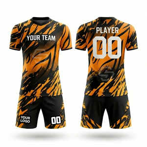 Tenues de football de haute qualité à séchage rapide par sublimation, maillots de football personnalisés respirants pour hommes et jeunes, ensembles d'entraînement de football - Product Image 1