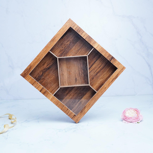 ชั้นวางผลไม้อบแห้งแบบตั้งพื้น วัสดุไม้ยั่งยืนทันสมัย ขายดี - Product Image 1