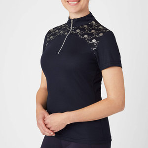 Polo décontracté élégant pour femme OEM ODM, en tissu tricoté léger, respirant, à manches courtes, pour le quotidien - Product Image 6